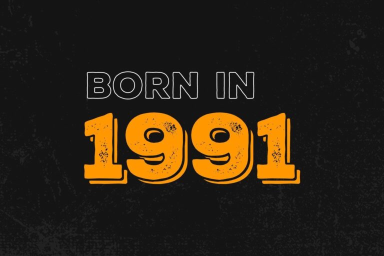 age if born in 1991